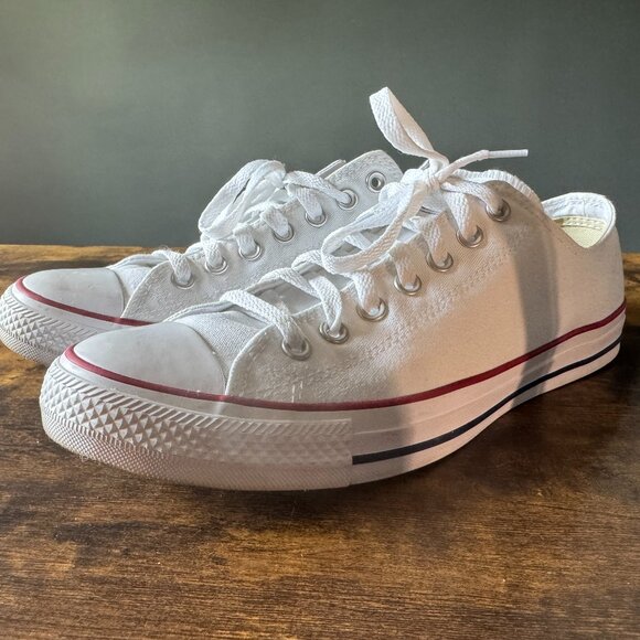 Converse Chuck Taylor All Star Low Top – White – Men’s 10 - Picture 1 of 5